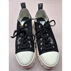 Palladium Black and Marshmallow Revolt Lo Tx Size 10